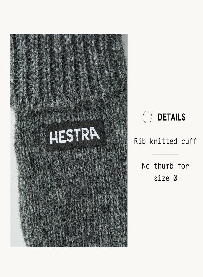 Hestra Pancho Baby Mitten - Grey - 0 - Image 4