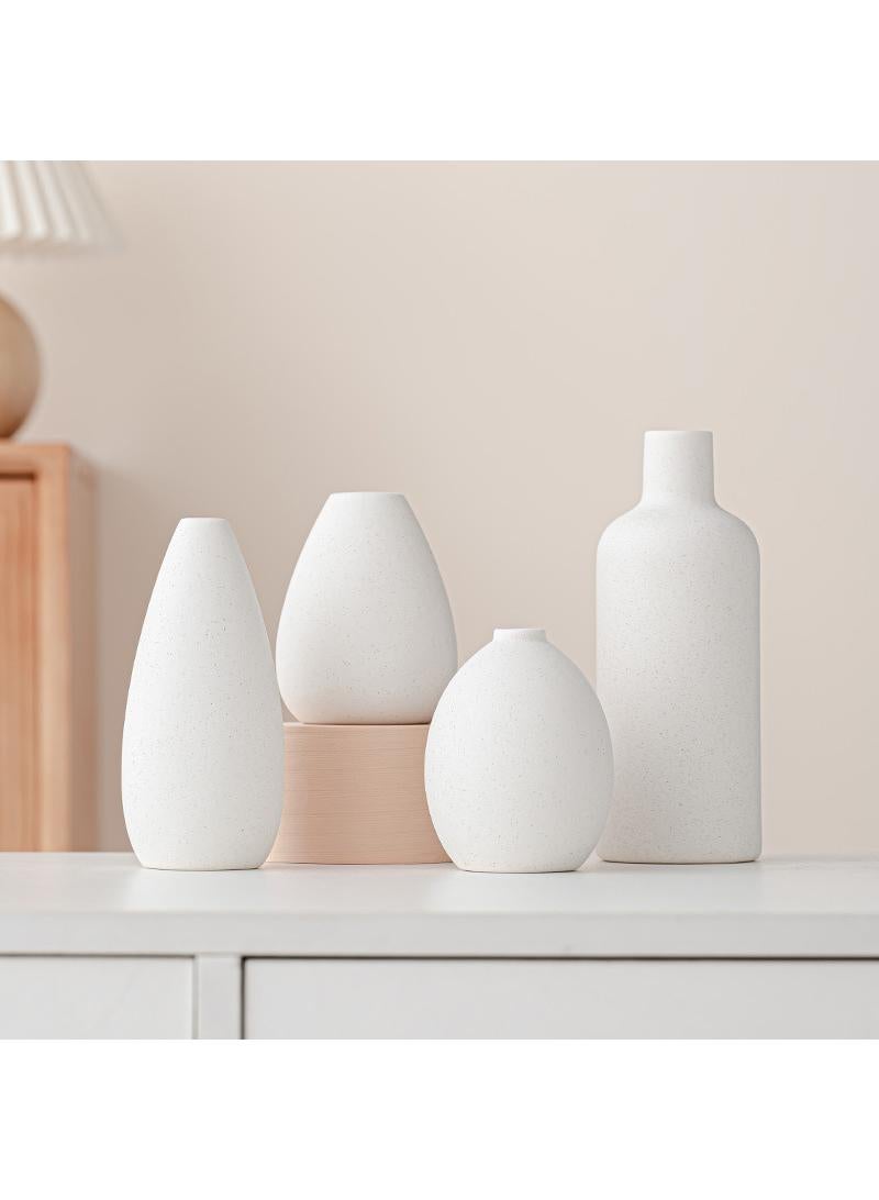Y&D Nordic Style Decorative Art Home Combination Simple Striped Ceramic Dried Vase - Image 4