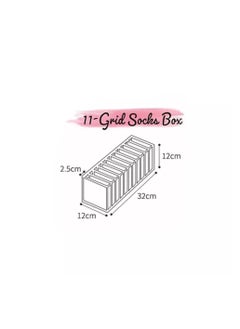 Generic Underwear organizer, set of 3 pieces, made of very strong transparent nylon mesh, available in white color DH  - Image 2