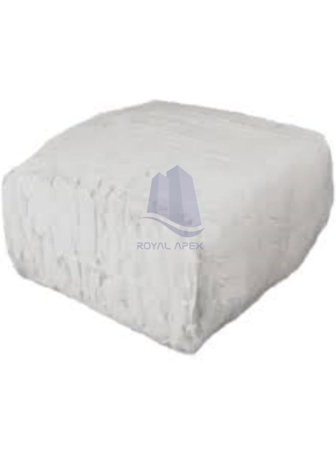 Royal Apex White Cotton Cleaning Rags For Kitchen Countertops Tabletops And Spills Etc...10Kg - Image 2