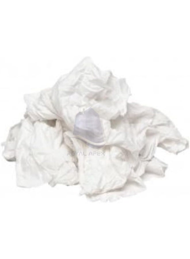 Royal Apex White Cotton Cleaning Rags For Kitchen Countertops Tabletops And Spills Etc...10Kg - Image 3