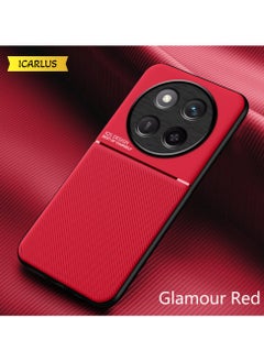 ICARLUS Case for Honor X9c 5G Magnetic Cover Glamour Red 
