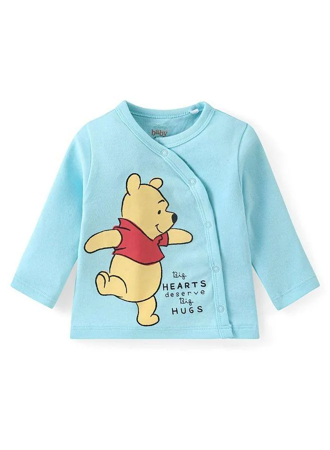 Babyhug Disney Babyhug Disney Interlock Cotton Knit Full Sleeves Jhablas with Winnie the Pooh Graphics - Multicolor