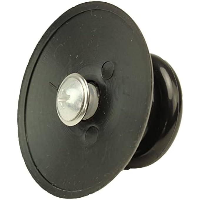 Spares2go Universal Glass Lid Knob  Safety Skirt For 15L 3L 35L 55L 5L 65L Round  Oval RiceSlow Cookers Black - Image 4