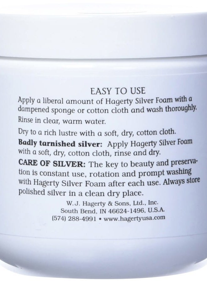 W. J. Hagerty Silver Foam - Trusted Silverware Polish and Tarnish Remover Since 1895 for Sterling Silver, Silver-Plate, Gold, and Gold – Made in USA, Kosher Certified, 19 oz - Image 3