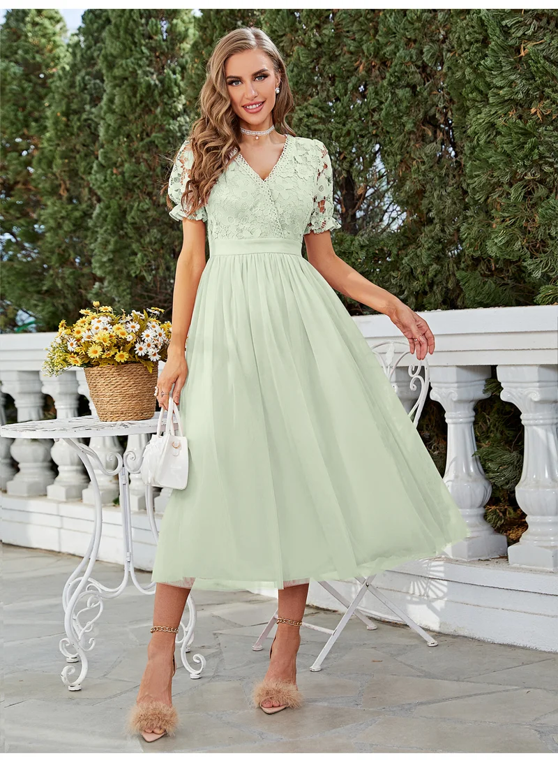 SIMPLEE Women's Summer Elegant DressLight & Comfortable Lightweight Cotton Blend Perfect for Outings