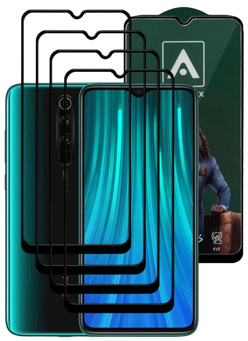 أكاليكس 4 قطع، حماية شاشة،  لهاتف شاومي ريدمي نوت 8 برو  ، جودة ممتازة. - Image 1