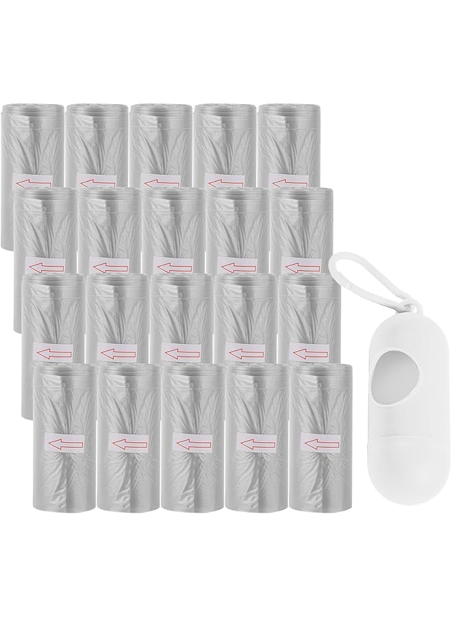 A TO Z Scented Bag Pack Of 20/300 Bags With Dispenser Grey - Image 1