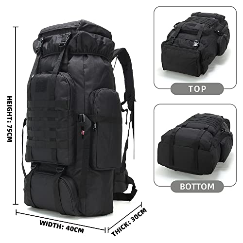 King'sGuard 70L Camping Hiking Backpack Tactical Backpack Military Molle Rucksack Backpack for Outdoor - Image 2