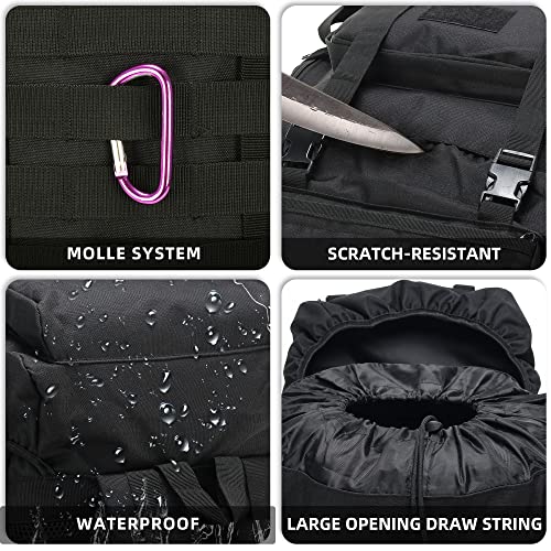 King'sGuard 70L Camping Hiking Backpack Tactical Backpack Military Molle Rucksack Backpack for Outdoor - Image 5
