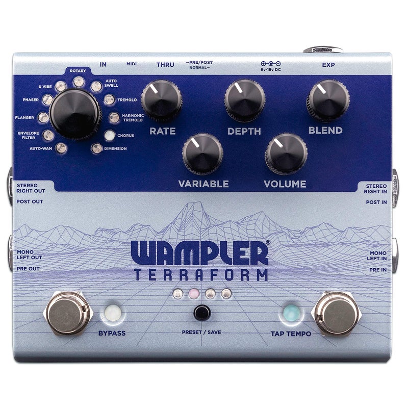 Wampler Terraform MultiModulation Guitar Effects Pedal - Image 2