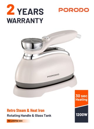 Steam & Heat Iron 160mL - White