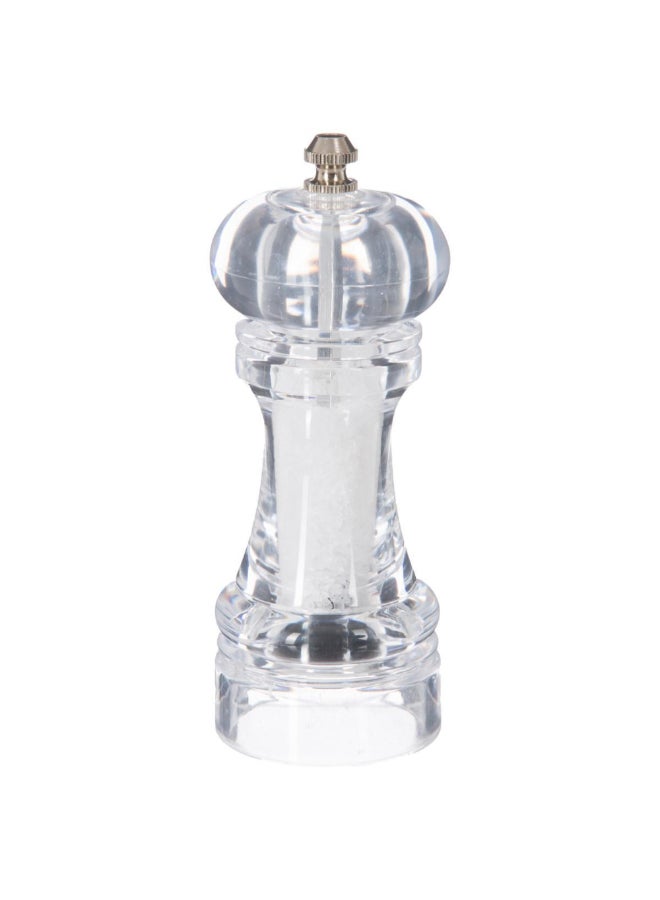 Five Simply Smart Elegant Design Polystyrene Salt Mill Clear 15 cm 136322B - Image 1