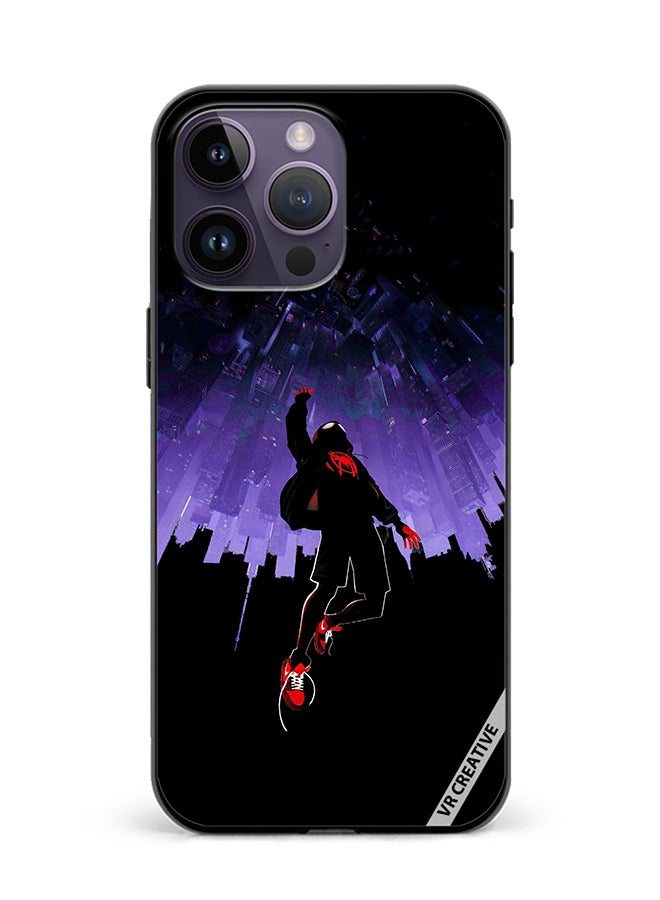 VR CREATIVE Protective Case Cover For Apple iPhone 16 Pro Spider-Man In Space Design Multicolour - Image 1