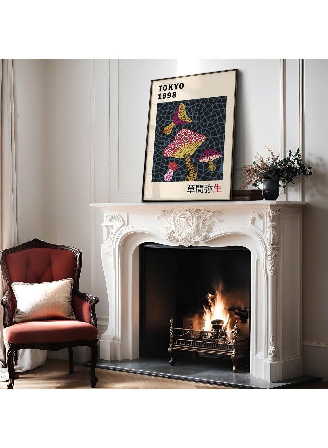 Poster Master Vintage Poster - Infinity Mushroom Print - Abstract Art - Japanese Art - Gift For Men & Women - Pop Art Decor For Office, Bedroom Or Living Room - 11X14 Unframed Wall Art - Image 4