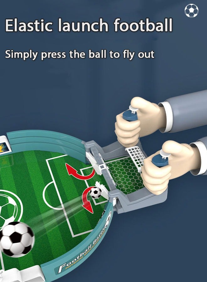 Foosball Games Tabletop Football Soccer Pinball for Indoor Game Room, Table Top Foosball Desktop Sport Board Game for Adults Kids Family Game, Fun Ideal for Family Gatherings (42*21cm)  - Image 4