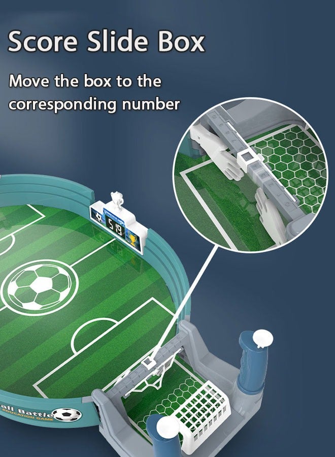 Foosball Games Tabletop Football Soccer Pinball for Indoor Game Room, Table Top Foosball Desktop Sport Board Game for Adults Kids Family Game, Fun Ideal for Family Gatherings (42*21cm)  - Image 5