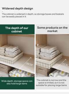Sharpdo Living Room Wall Simple Modern 3-Layer Drawer Storage Cabinet Bookcase 60*38*59.5CM  - Image 3
