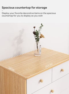 Sharpdo Living Room Wall Simple Modern 3-Layer Drawer Storage Cabinet Bookcase 60*38*59.5CM  - Image 2