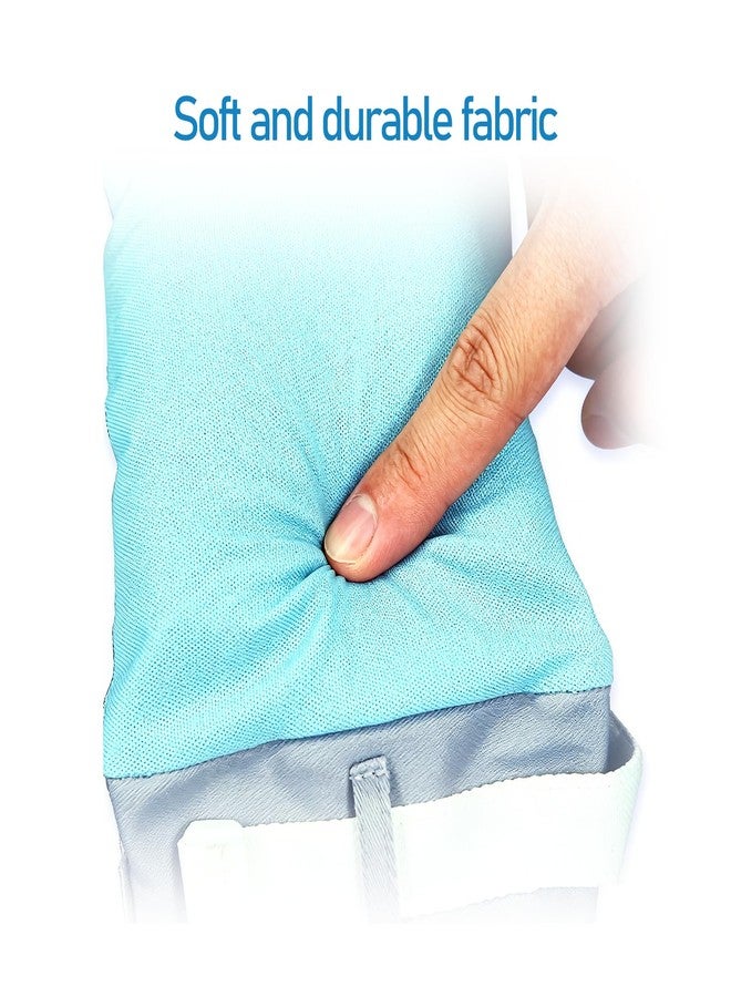 DOMSCIEN Elderly Hand Restraint Gloves Double Security Extra Padded Mitts Comfort Protection with Bed Restraints, Washable Breathable Shell Quick-Adjust Straps Made for Seniors care 2 Pieces - Image 4