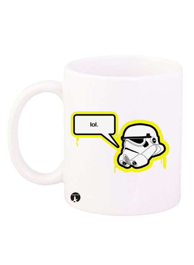 RKN Star Wars Design Mug White/Yellow/Black 12ounce - Image 2