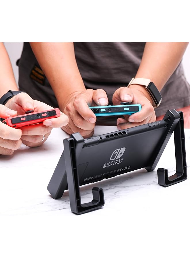 KASTWAVE Stand For Nintendo Switch Adjustable Simple Holder For Nintendo Switch And Switch Car Mount Black (2 In 1) - Image 4