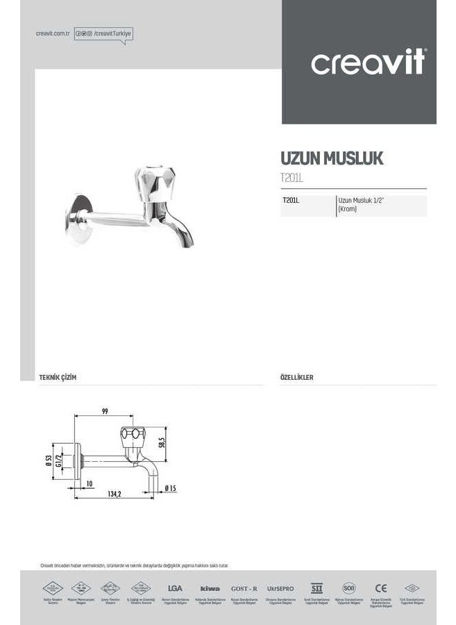 Long Faucet 12 Chrome - pzsku/Z0ED6415D83301047FC49Z/45/_/1737231363/57300c6b-b418-4149-949e-c082b9048808