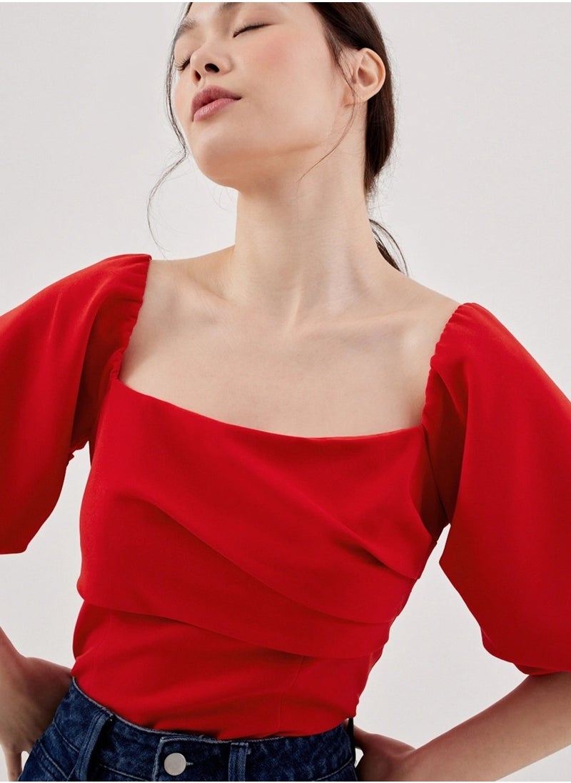 STYCHED - Dhaka Red Top - Image 1
