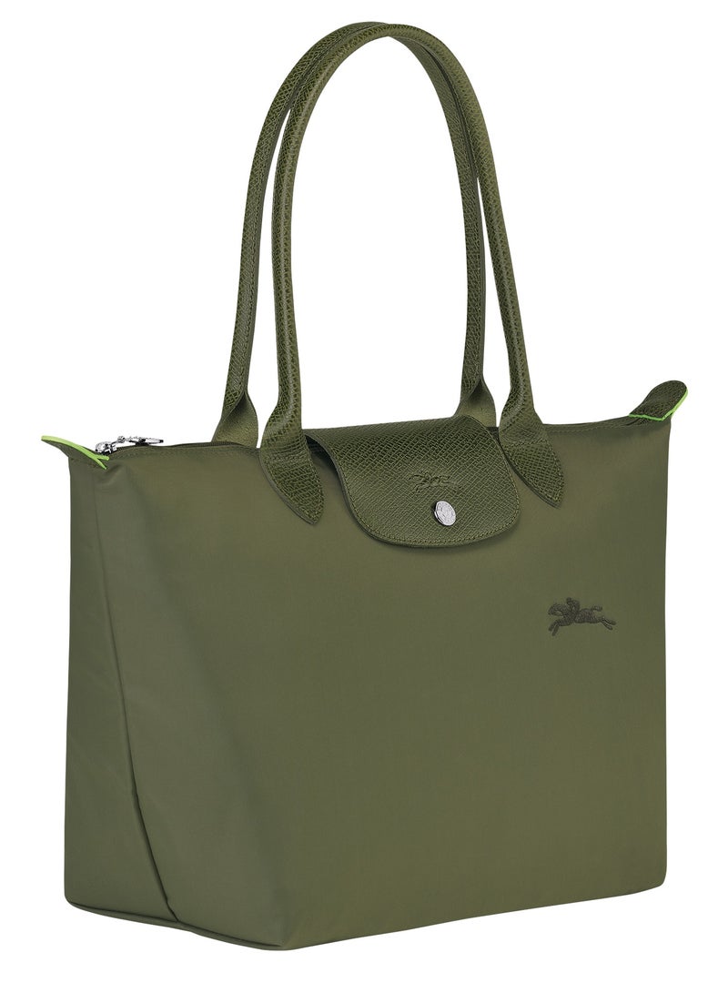 Longchamp LE PLIAGE GREEN L TOTE BAG Forest - Recycled Canvas Women's handbag shoulder bag  - Image 3