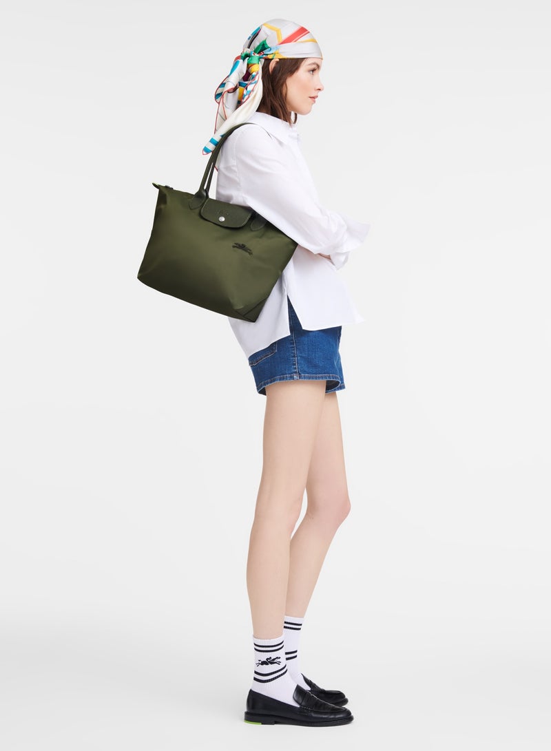 Longchamp LE PLIAGE GREEN L TOTE BAG Forest - Recycled Canvas Women's handbag shoulder bag  - Image 1