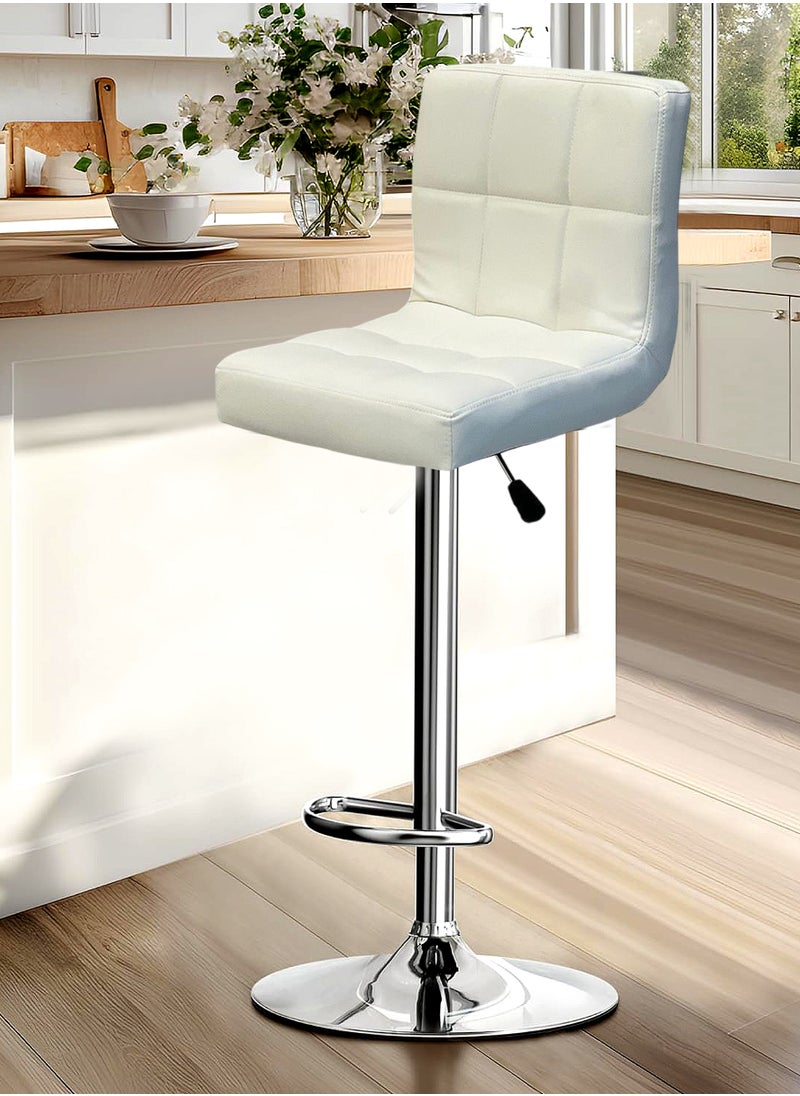 SET OF 2 Modern Adjustable Counter Height Barstools