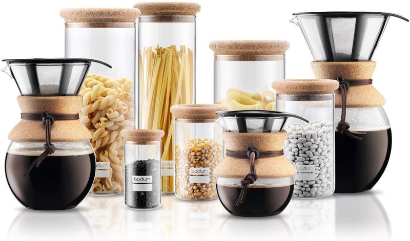 Bodum Bd-11592-109 Pour Over Coffee Maker with Cork, 17 Ounce, Glass - Image 2