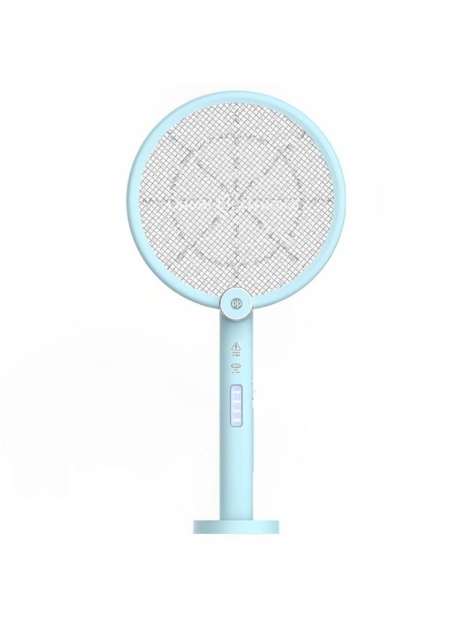 دي بي مضرب البعوض الإلكتروني القابل لإعادة الشحن DP-839 ثنائي الوظائف مع شاشة رقمية وموجة ضوئية بنفسجية - 2000 مللي أمبير - Image 1