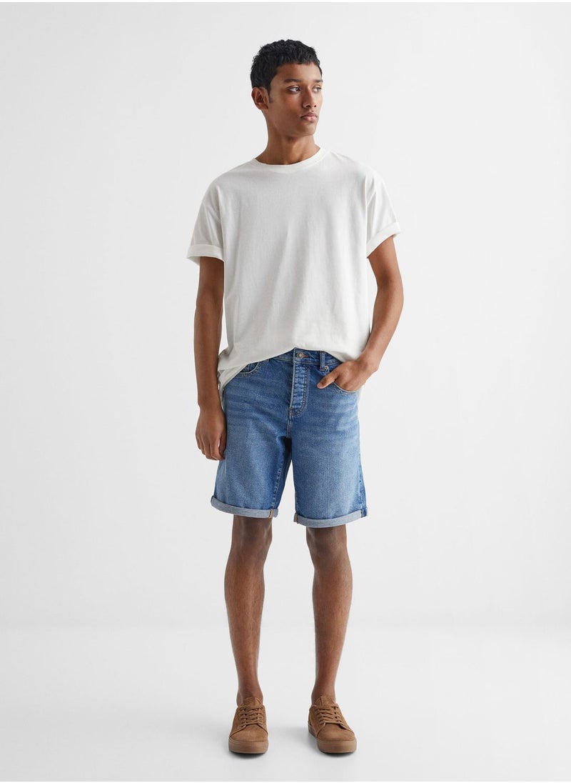 MANGO - Kids Denim Shorts - Image 1