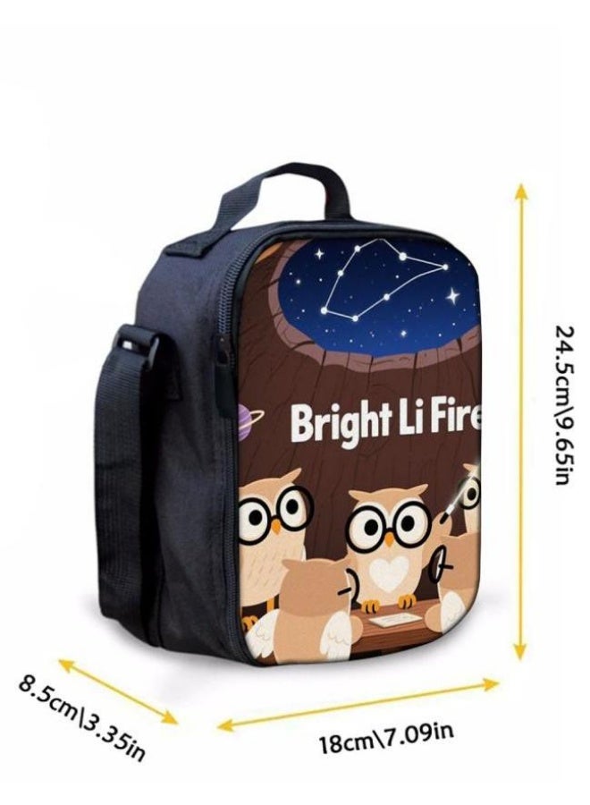 واضح من النار مجموعة من ثلاث قطع من حقائب الرسوم المتحركة، تتعامل بسهولة مع المناسبات المختلفة (الطلاب والأطفال ونزهات الأصدقاء وتسلق الجبال والدراسة وما إلى ذلك) | حقيبة ظهر + حقيبة محمولة باليد + حقيبة قرطاسية | هدايا الموسم المدرسي / العطلات - 54 - Image 3