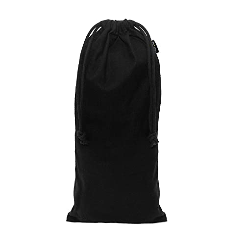 ZENPAC Shoe Dust Bags, Black Duster Flannel Pouch with Drawstring Closure, Washable Breathable Cotton Fabric for Boots, Travel, Luggage, 8x17, 4 Pack - Image 4