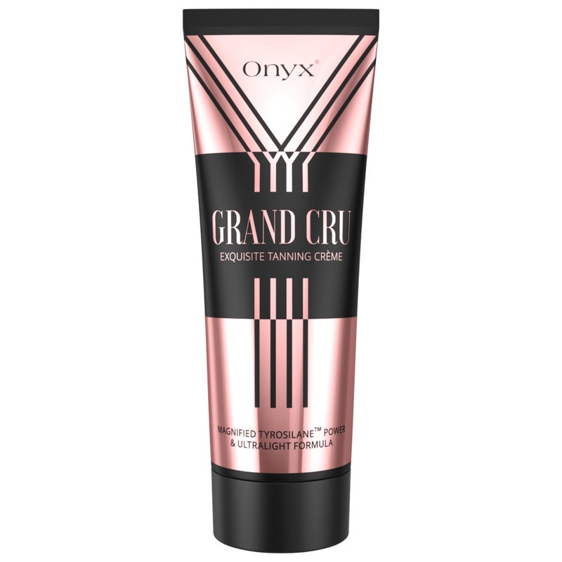 Onyx Grand Cru Tanning Lotion Indoor Outdoor Accelerator StreakFree Lightweight Formula Hydrating Cream for Smooth Skin Vegan ParabenFree Men Women Deep Tan Enhancer Skin Care