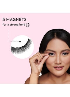 SUGAR Cosmetics Maximeyes Drama Magnetic Eyelashes & Eyeliner, Matte Finish - 02 Exceptional - Chic & Classy (Lengthening) - 3 Ml  - Image 3