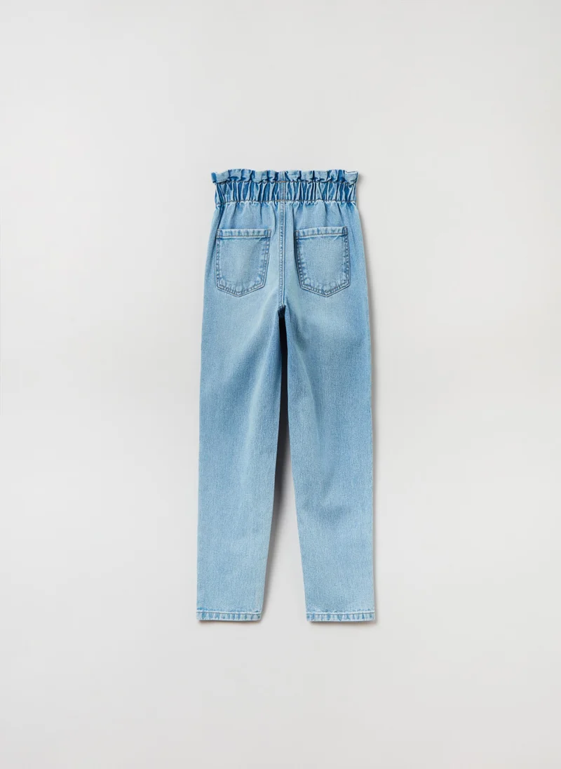 Ovs Paper bag jeans with pockets