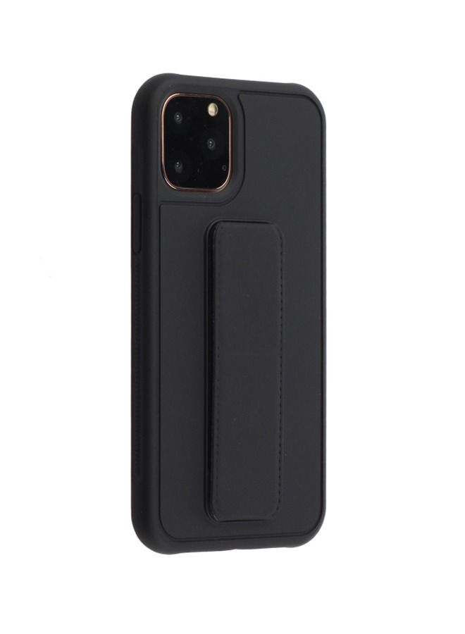 shAyzee Shockproof PC TPU Protective Case With Wristband Holder For Apple iPhone 12/12 Pro Black - Image 3