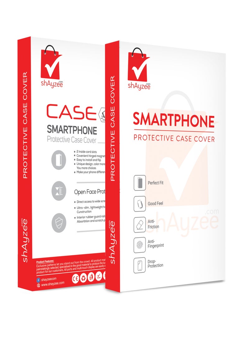 shAyzee Shockproof PC TPU Protective Case With Wristband Holder For Apple iPhone 12/12 Pro Black - Image 5