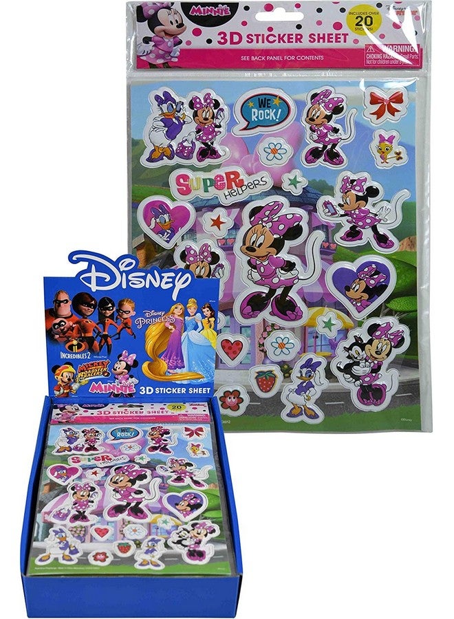 UPD Minnie Mouse Raised Stickers (2) - Image 1