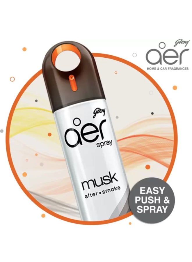 Godrej Aer Air Freshener Spray Musk After Smoke Brown 300ml - Image 3