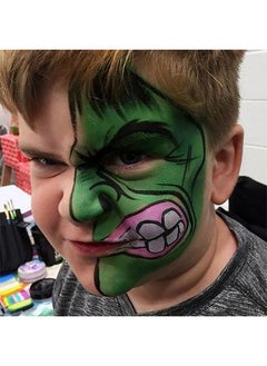 Mysense Green Face Body Paint,St Patricks Day Face Paint,Water Based Washable Cream Body Paint For Adults And Children Halloween Sfx Cosplay Witch Gamora Hulk Costume Makeup,0.6Oz  - Image 2