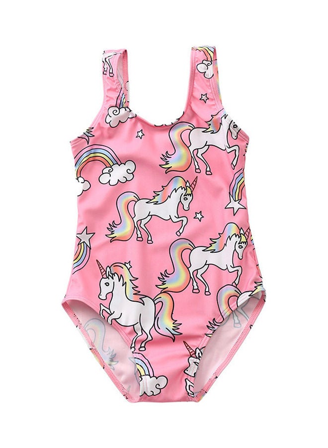 طقم لباس سباحة لطيف للبنات 90سم