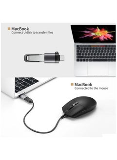 Generic USB 3.0 Type C OTG Adapter for Macbook Pro Xiaomi Huawei Samsung Mini USB Adapter Type-C OTG Cable Converter（Black）  - Image 4