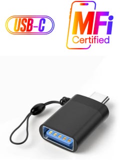 Generic USB 3.0 Type C OTG Adapter for Macbook Pro Xiaomi Huawei Samsung Mini USB Adapter Type-C OTG Cable Converter（Black）  - Image 1