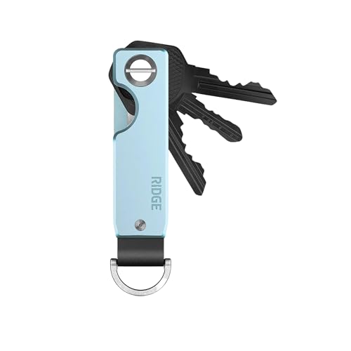 The Ridge Key Organizer - Compact Metallic Key Holder | Minimalist Innovative Keyholder for Women (Sea Glass) - Image 2