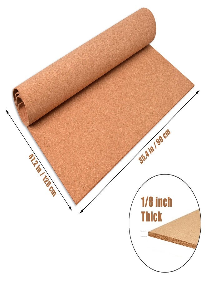 Aitakatta Cork Board Roll, 1/8" Thick Cork Boards for Walls, Approx 48"x36" Cork Board Rolls Bulletin Boards for Home School Officel(3mm,Roll,90120) - Image 2