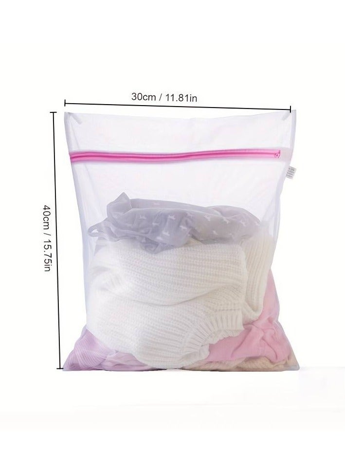 Set of 2 Grids Zippered Washing Machine Washing Bag for Travel Bra, Shoes, Suitcase, Socks, Underwear, Baby Clothes  - Image 4